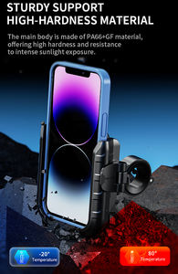 Support de téléphone portable pour moto et vélo Kewig avec poignée de déverrouillage rapide 1s, support de téléphone pour rétroviseur de guidon pour la conduite - Product Image 2