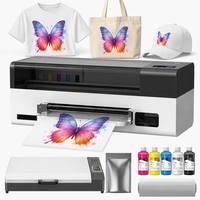 Impresora DTF Automática A3 COLORSUN I3200 con Cabezal de Impresión de 33 cm (13 Pulgadas), Circulación de Tinta Blanca, Máquina de Transferencia de Calor para Camisetas y Textiles
