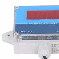 Sensor Pengukur Kecepatan Motor Tachometer IP68 Tahan Air Layar Digital LED DC 8V-24V Pengukur Kecepatan Motor