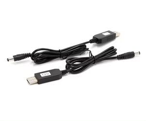 Nhà Máy Bán buôn chiều dài tùy chỉnh DC bước lên biến áp 5V đến 9V 12V 500mA tăng chuyển đổi điện 5.5*2.1mm Cáp USB - Product Image 4