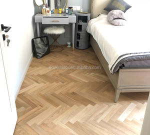 Haute qualité <span class=keywords><strong>grand</strong></span> prix ABC Grade Surface lisse Click Lock Plancher en bois dur de chêne huilé naturel à chevrons - Product Image 4