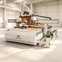 Centre d'usinage CNC pour le travail du bois, routeur à bois 3 axes ATC, machine de gravure et de fraisage 1300x2500mm 11KW haute précision