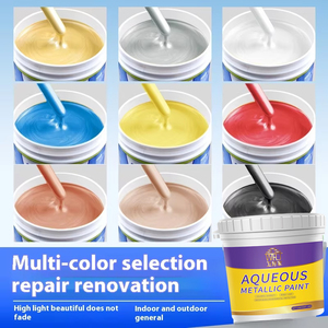 Pintura metálica antioxidante anticorrosión a base de agua, pintura de barandilla de cepillado automático para el hogar, revestimiento negro sin pulido - Product Image 4