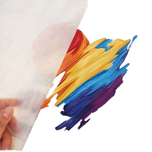 Po-Try, venta al por mayor, pegatina de prensa de calor para planchar, impresión Offset, logotipo DTF, película de transferencia de calor, Material de Plastisol para camisetas, tazas - Product Image 4