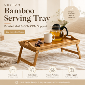Bandeja de Servir de Bambú con Patas Plegables <span class=keywords><strong>para</strong></span> Desayunar <span class=keywords><strong>en</strong></span> <span class=keywords><strong>la</strong></span> <span class=keywords><strong>Cama</strong></span>, Escritorio de Madera 100% Natural con Asas <span class=keywords><strong>para</strong></span> Laptop, <span class=keywords><strong>Mesa</strong></span> <span class=keywords><strong>para</strong></span> Aperitivos - Product Image 1