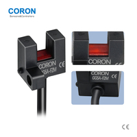 Sensor Fotoelektrik CORON GG5A-F2M F Slot, Sensor Folk, Output NPN/PNP 5-24VDC, Diterapkan untuk Substrat Chip dan Kaca
