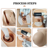 DIY Ventre de Grossesse Gonflable en Silicone pour Jumeaux (3-9 Mois) – Accessoire de Déguisement pour Travesti, Cosplay, Acteur