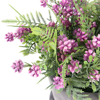 Plantes décoratives G52/G54/G55/G60 pour l'extérieur/l'intérieur avec pot en plastique - Design réaliste