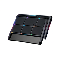Avatar PD708 Electronic Drum Pad Sampling Percussion Pad 6 Pads 3 Touch Strips Portable MIDI Drum Controller Built in Sound Loop