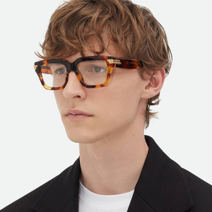Lunettes de soleil rectangulaires classiques Bottega BV, monture en acétate, protection UV400, pour la mode, les trajets quotidiens et les activités de plein air, Veneta - Product Image 5
