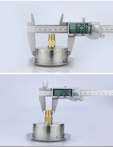 Vendas Diretas da Fábrica Teste Pequeno Manômetro NPT1/4 Air Airride Analógico Glicerol Enchido Manômetro - Product Image 6