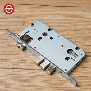 <span class=keywords><strong>Serrure</strong></span> de porte à mortaise antivol en acier inoxydable 304 durable de 60 mm, à clé, finition polie, accessoire de porte polyvalent pour serrures - Product Image 1