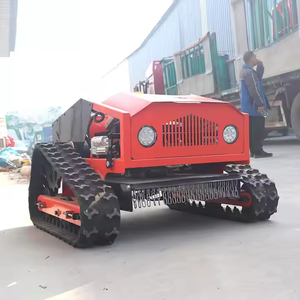 Tất cả các địa hình Máy cắt cỏ cao su theo dõi điều khiển từ xa dễ dàng để hoạt động nông nghiệp <span class=keywords><strong>RC</strong></span> máy cắt cỏ Reel Máy cắt - Product Image 4