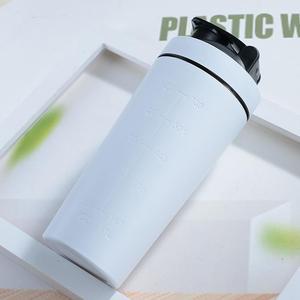 Nuevo Diseño Personalizado, Botella de Plástico PC de 500 ml, Libre de BPA, Ecológica, Deportiva, para Gimnasio, Fitness, Proteínas, con Tapa y Asa Anticorrosión - Product Image 3