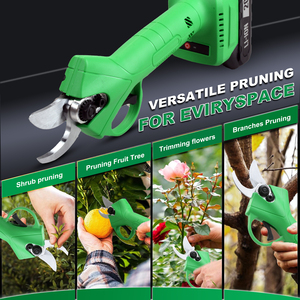 Sécateur sans fil 20V avec moteur sans balais, outils de jardinage puissants pour une coupe efficace du bois, capacité de coupe de 25 mm, poignée en plastique CP-20A sans fil - Product Image 4