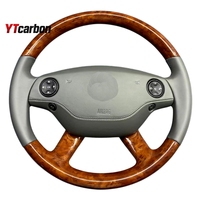 YTcarbon pour S CL CL500 S500 C216 W221 AMG accessoires intérieurs de voiture modifier Style de course personnalisé volant en Fiber de carbone véritable