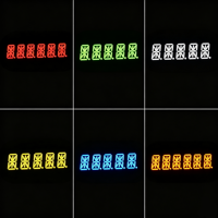 Afficheur LED alphanumérique à 6 chiffres et 14 segments Houkem-4061-asr, 0,4 pouces, émission rouge, cathode commune, 49x15x8mm, 20mA