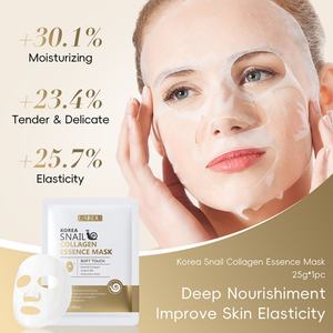 Masque en tissu LAIKOU 25g à l'essence de collagène d'escargot – Ventes flash – Soin coréen pour le visage – Marque privée - Product Image 5