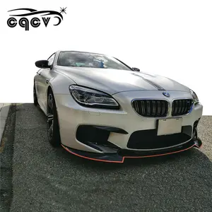 BMW M6 F06 F12 F13用カーボンファイバーボディキットBMWM6フェイスリフト用カーボンファイバーフロントリップリアディフューザーサイドスカート