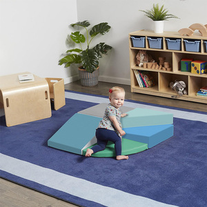 Tapis de jeu d'escalade pour enfants, forme géométrique, mousse souple, aire de jeux intérieure, jouet pour enfants, coin d'exercice, blocs de construction DIY - Product Image 1