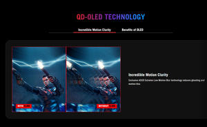 หน้าจอเกม XG27AQDNG a.s.u.rog Strix OLED ของแท้26.5 "1440P QD-OLED 360 Hz เซ็นเซอร์นีโอความใกล้ชิด0.03MS - Product Image 5