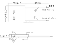TES1-7103 Thermoelektrischer Kühler TE Maßgeschneidertes Klimaanlagen-Wassergenerator-Kit Kühlung 5V 12V Peltier-Modul