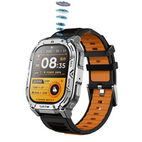 Reloj inteligente deportivo B25 para hombre, 4G, tarjeta Sim Android, pantalla Amoled HD de 2,04 pulgadas, IP67, resistente al agua, videollamada magnética, respuesta de llamada