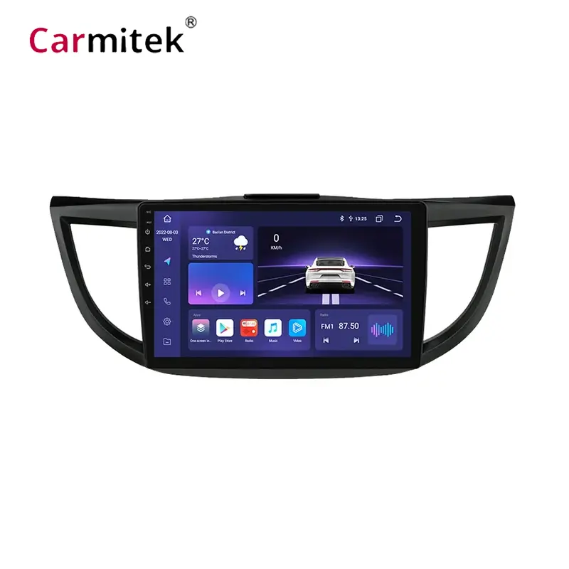 10.1 inch Android 2DIN đài phát thanh xe cho Honda CRV 2012 2013 2014 2015 đa phương tiện Video Player Navigation GPS Wifi autoradio Carplay