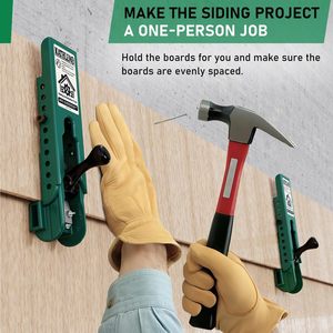 Verkleidungs-Montagewerkzeuge Verkleidungs-Montageset 5/16-Zoll Faserzement-Verkleidungen Überlappungswerkzeuge mit Einstellbarem Abstand, PC, 2er-Pack - Product Image 5