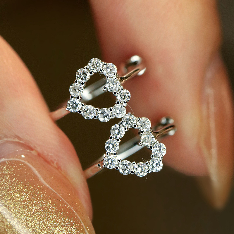 18K White Gold