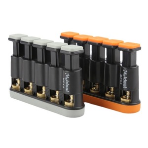 Entraîneur de doigts réglable à 5 doigts pour guitare et <span class=keywords><strong>piano</strong></span>, améliore la force de préhension, accessoire d'instrument de musique en <span class=keywords><strong>ABS</strong></span> + métal - Product Image 1