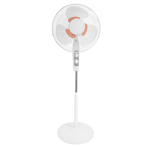 Personnalisation Nouveau ventilateur sur pied blanc 16 pouces avec fonction minuterie Ventilateur portable oscillant sur pied - Product Image 1
