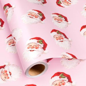 กระดาษห่อของขวัญคริสต์มาสพิมพ์ลายตามสั่ง 80 แกรม ม้วน รีไซเคิลได้ ความหนาแน่นสูง สำหรับบรรจุภัณฑ์ของขวัญ - Product Image 3