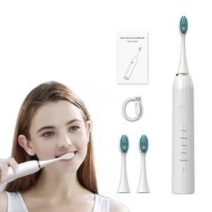Irrigateur buccal rechargeable à jet d'eau pour usage domestique et extérieur, ensemble combiné de irrigateur dentaire et de brosse à dents électrique - Product Image 4
