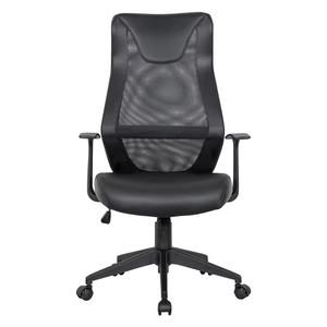Chaise de bureau professionnelle pour cadres avec design en maille respirante, soutien lombaire réglable, rotation à 360 degrés et accoudoirs - Product Image 3