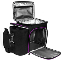 Ensemble de boîte de sac de repas isotherme à plusieurs compartiments portable personnalisé à deux étages sac isotherme à déjeuner avec récipient pour aliments