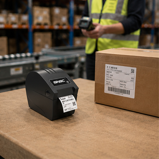 SNBC Original Tear-off BTP-LF258 Thermal Printer for Manual Sorting Warehouses