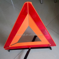 Accessoires triangulaires réfléchissants certifiés CE pour voiture, camion, pliables, pour kit de signalisation d'urgence en cas d'accident