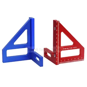 Combinación de alta precisión, transportador cuadrado, inglete, <span class=keywords><strong>regla</strong></span> triangular, diseño de carpintería, herramienta de medición, ingeniero Manual, carpintero - Product Image 4