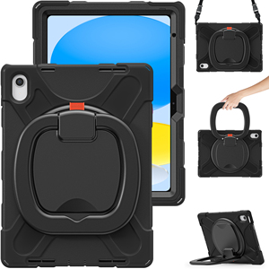 Étui robuste rotatif à 360 degrés pour <span class=keywords><strong>iPad</strong></span> 10/11e génération A16, housse de tablette avec protection d'écran et bandoulière - Product Image 5