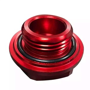 Bouchon de remplissage d'huile Trd en aluminium rouge pour Toyota Highlander RAV4 Yaris Camry Reiz Tuning Engine System - Product Image 2