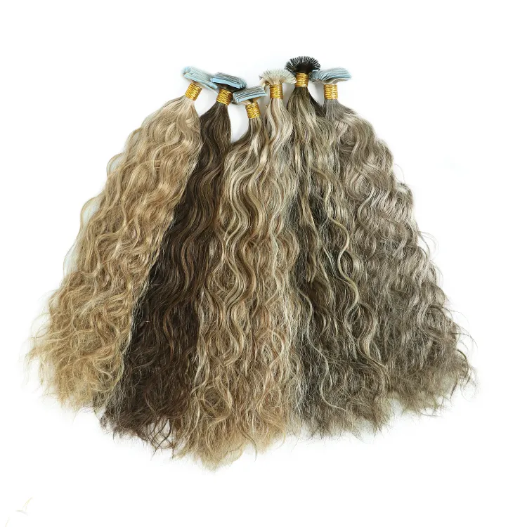 12A सैलून गुणवत्ता टेप आईएनएस एक्सटेंशन कच्चे बाल थोक मानव बाल एक्सटेंशन टेप बाल