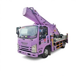 Camión con Plataforma Elevadora Hidráulica Isuzu de 33 m, Camión con Cesta Elevadora, Plataforma Elevadora para Mantenimiento Municipal - Product Image 1