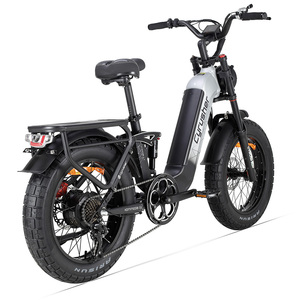 <span class=keywords><strong>Bicicleta</strong></span> Eléctrica para Adultos <span class=keywords><strong>Cyrusher</strong></span> Kommoda 3.0, Motor Trasero sin Escobillas de 250W, Batería de 48V 20Ah, Neumático de 20 Pulgadas, <span class=keywords><strong>Bicicleta</strong></span> Eléctrica Multiusos - Product Image 5