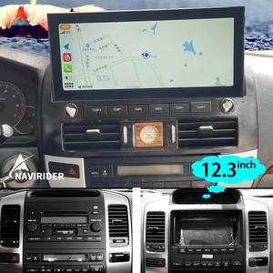 12.3" Big Screen Wireless Carplay for Toyota Prado 2003-2010 for Lexus Gx470 Android Car GPS Navigation Multimedia Video <b>Player</b> - Product Image 1