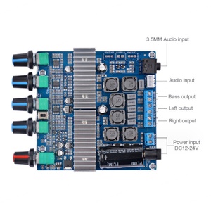โมดูล TPA3116 5.0 บอร์ดแอมพลิฟายเออร์ดิจิตอลกำลังสูง 2.1 สำหรับซับวูฟเฟอร์ บอร์ดแอมพลิฟายเออร์เสียง 12-24V - Product Image 2