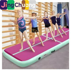<span class=keywords><strong>Tapis</strong></span> <span class=keywords><strong>de</strong></span> gymnastique et <span class=keywords><strong>de</strong></span> yoga <span class=keywords><strong>gonflable</strong></span> transfrontalier, équipement <span class=keywords><strong>de</strong></span> protection pour la <span class=keywords><strong>gym</strong></span>, la danse, les arts martiaux et l'entraînement <span class=keywords><strong>de</strong></span> flips, avec surface brossée pour le sport - Product Image 4