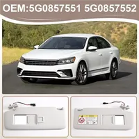 Miroir de maquillage pour pare-soleil de voiture 5G0857551 5G0857552 pour VW Golf 7 7.5 Passat B8 CC Jetta MK7 A7 Skoda Octavia 3