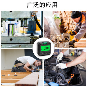 Inclinómetro Digital Xiuyuan de 5.3cm, Nivel Magnético, Herramienta de Medición de Ángulos para Construcción y Bricolaje - Product Image 5