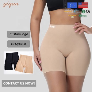 Nouveau Design Faible MOQ Gainant Femme Grande Taille Taille Haute Sans Couture Ventre Plat Fesses Push-up <span class=keywords><strong>Short</strong></span> Amincissant - Product Image 1